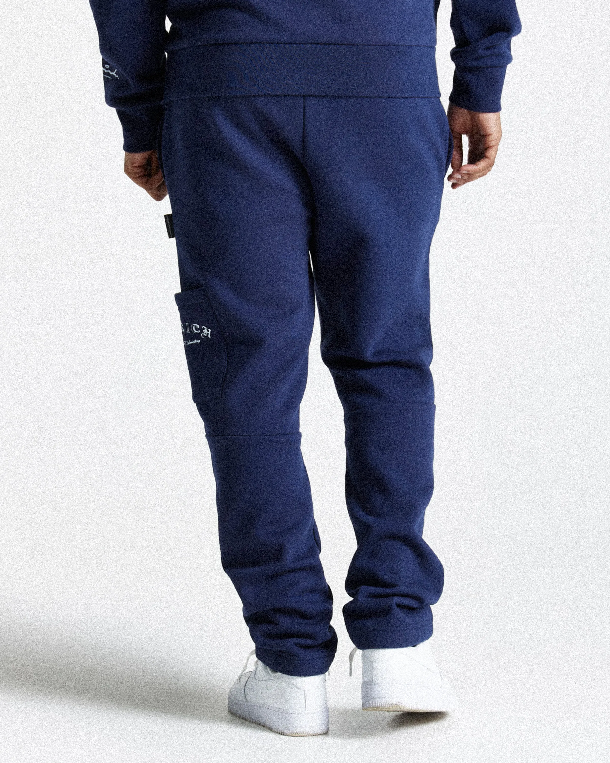Stature Joggers - Navy/White sold by Hoodrich product image thumbnail 4