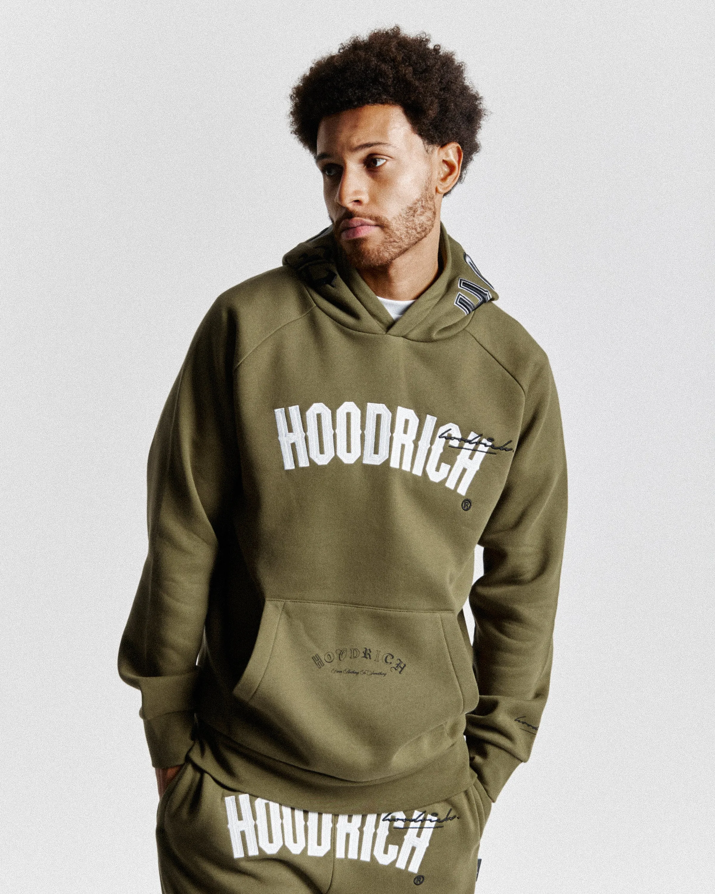 Stature Hoodie - Green/Grey/Black/White sold by Hoodrich
