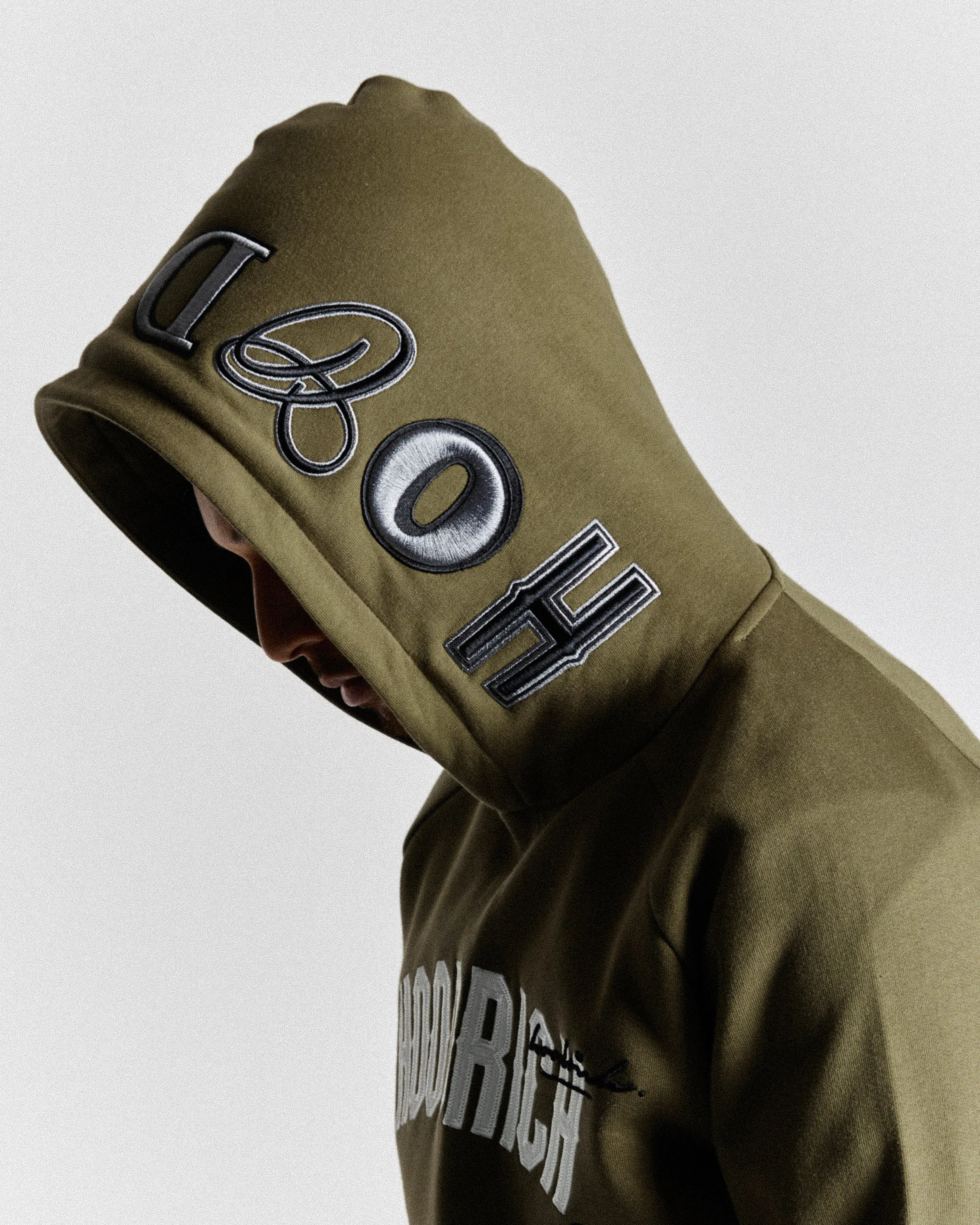 Stature Hoodie - Green/Grey/Black/White sold by Hoodrich product image thumbnail 2