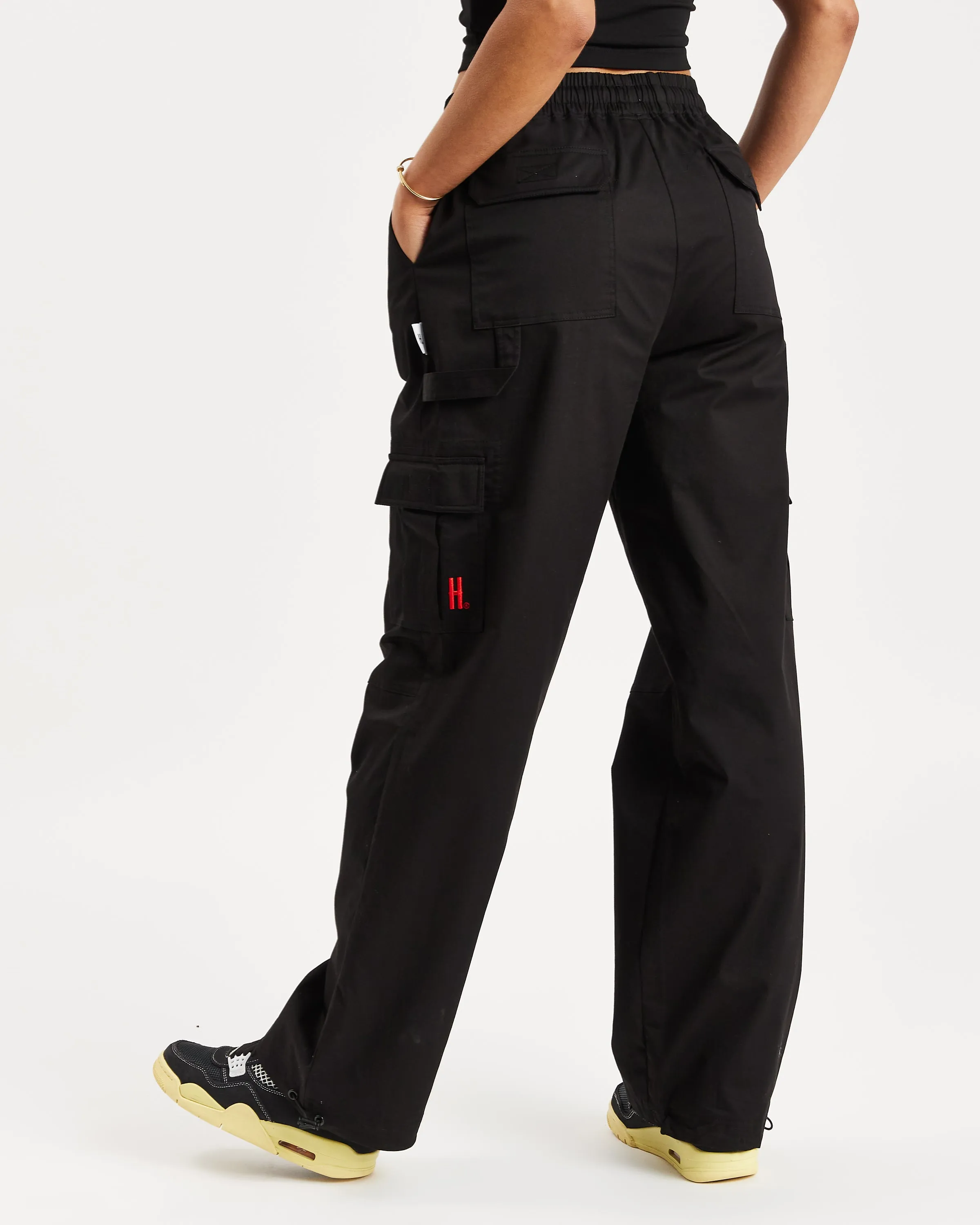OG Combat Cargo Pants - Black/White/Red sold by Hoodrich product image thumbnail 2