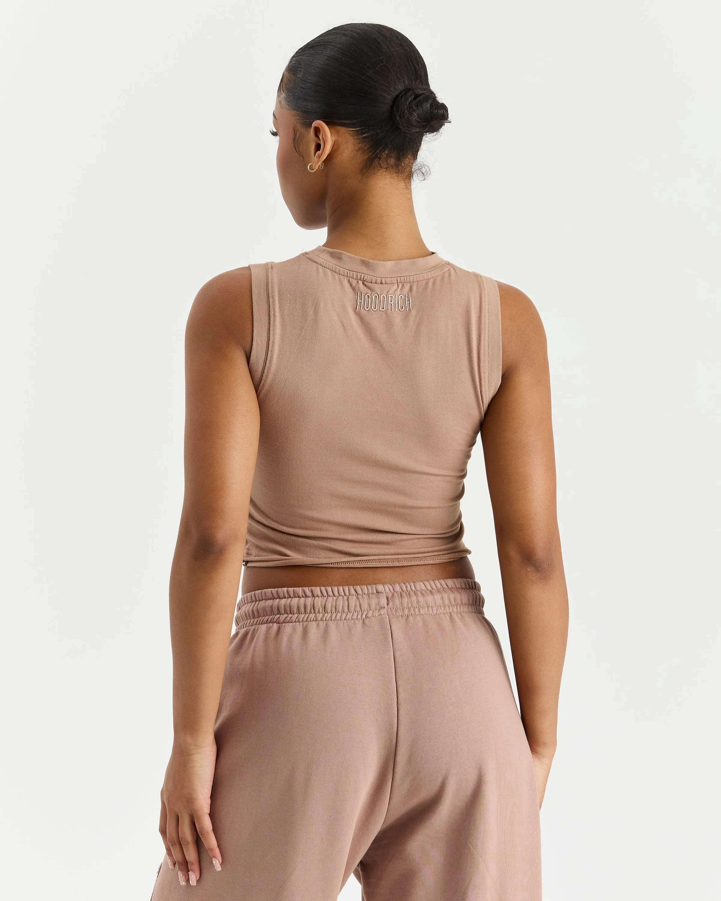 Detach Tank Top - Brown sold by Hoodrich product image thumbnail 4