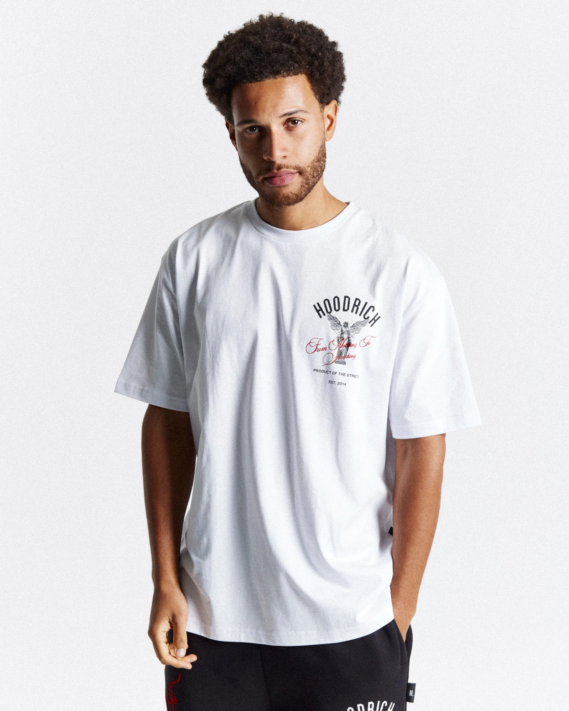 Vital T-shirt - White/Black/Red sold by Hoodrich