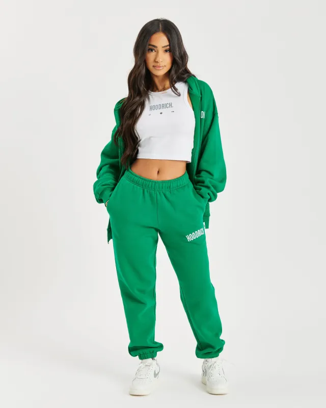 OG Staple Joggers - Jolly Green/White sold by Hoodrich