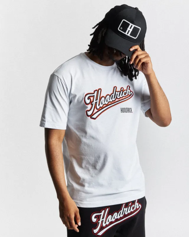 Stadium T-shirt - White/Black/Red sold by Hoodrich