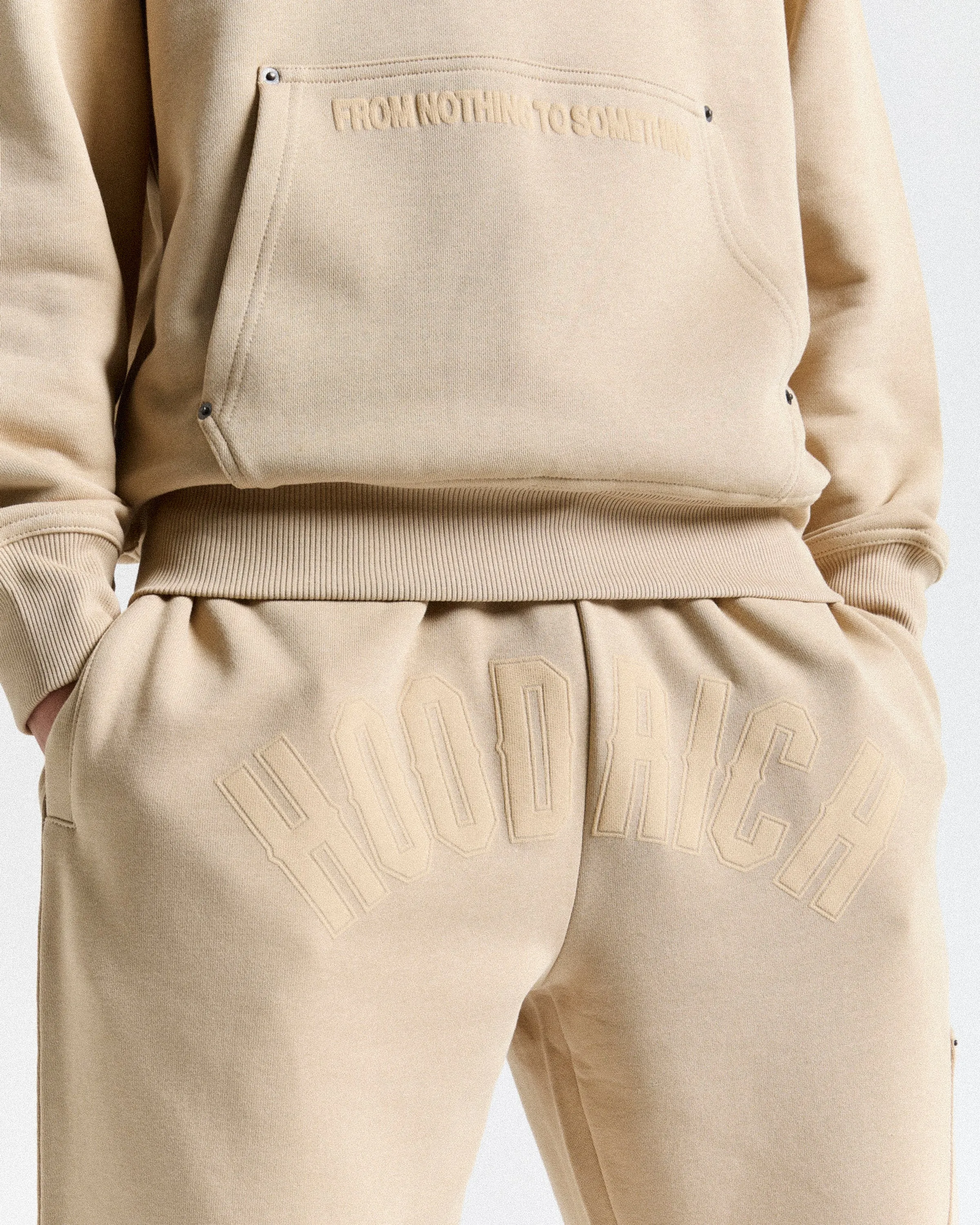 Crafter Oversized Joggers - Beige sold by Hoodrich product image thumbnail 2