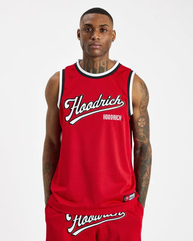 Stadium Basketball Vest - Mars Red/White/déjà vu Blue sold by Hoodrich