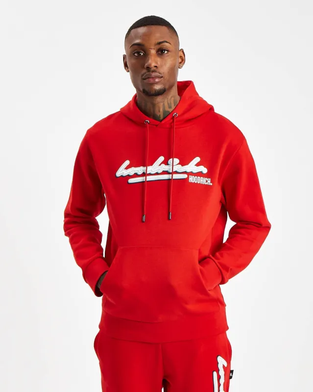 OG Ink Hoodie - Lychee/White made by Hoodrich