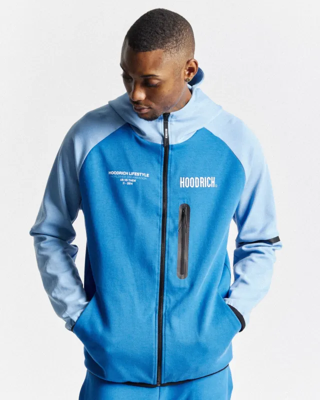 OG Cycle Full Zip Hoodie - Placid Blue/White sold by Hoodrich