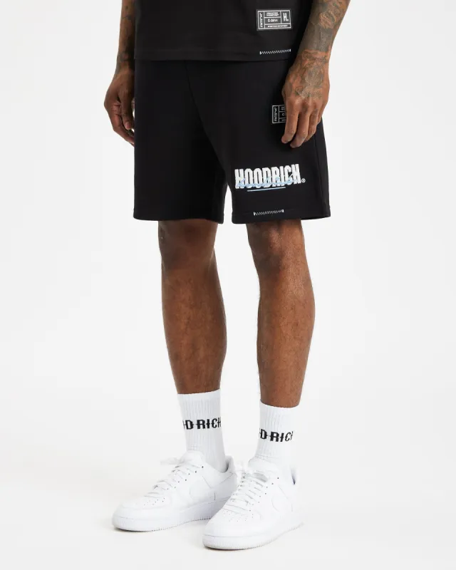 OG Blend V2 Shorts - Black/White/Blue/Grey sold by Hoodrich