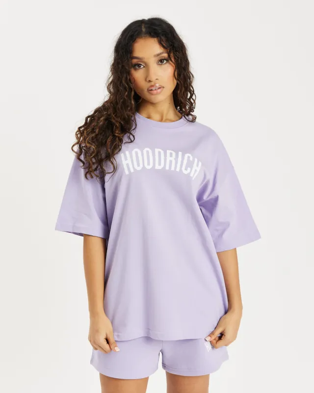 OG Staple Boyfriend T-shirt - Lavender/White sold by Hoodrich
