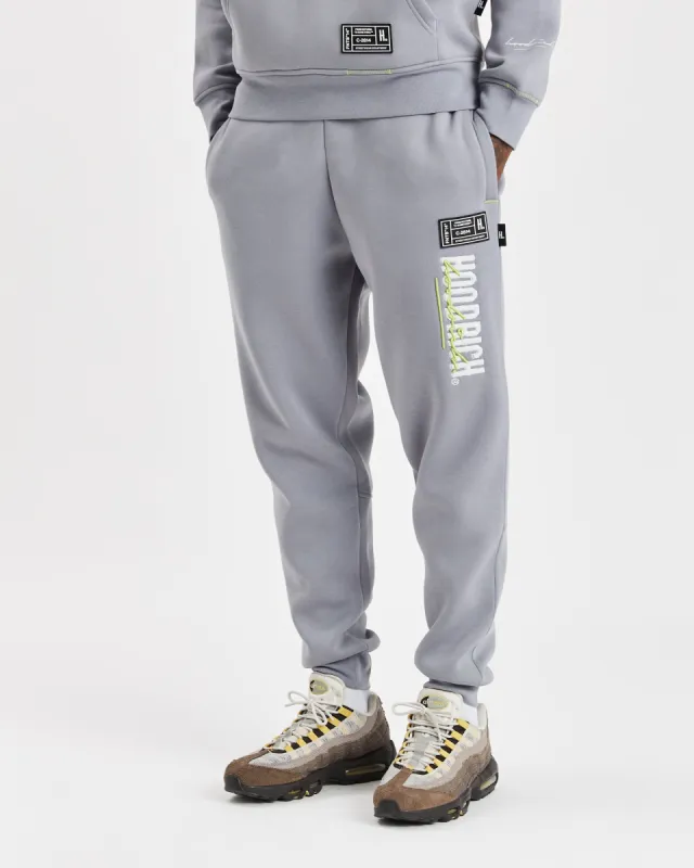 OG Blend V2 Joggers - Grey/White/Daiquiri Green sold by Hoodrich