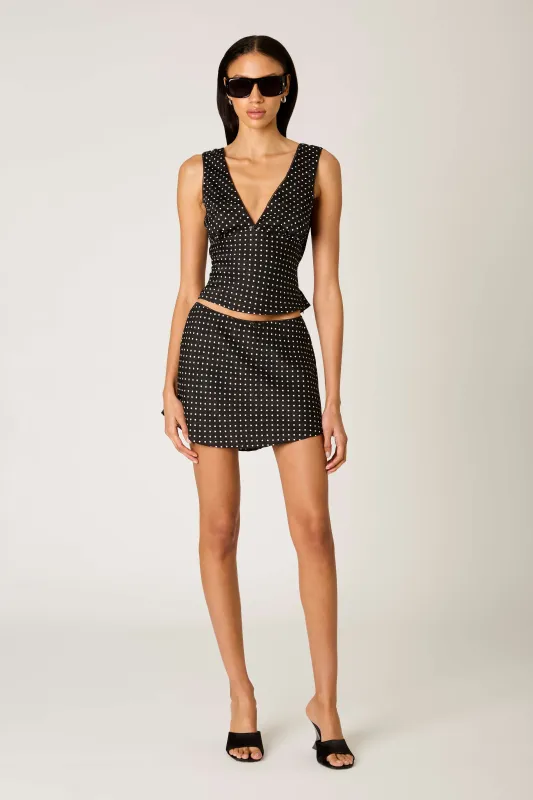 Oud Mini Skirt sold by Nia