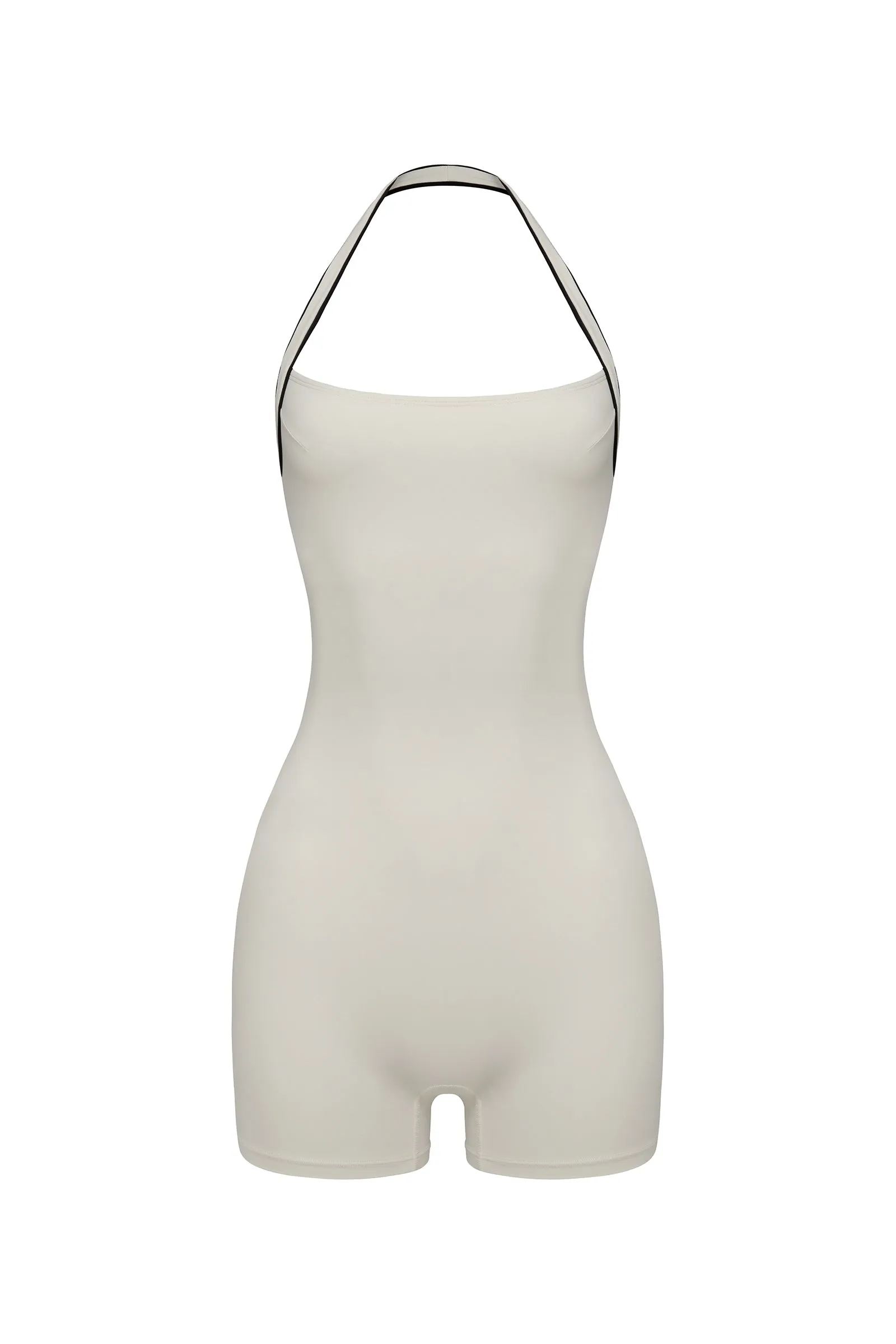 SuperSculpt Two Tone Halter Neck Bodysuit sold by Tume Activewear product image thumbnail 5