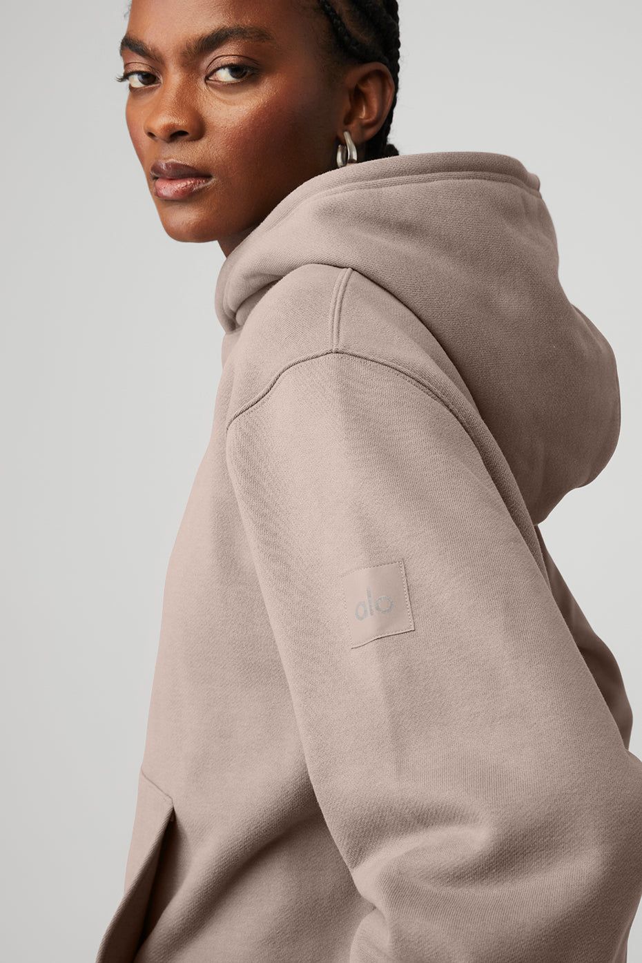 Renown Heavy Weight Hoodie - Taupe sold by Alo Yoga product image thumbnail 4