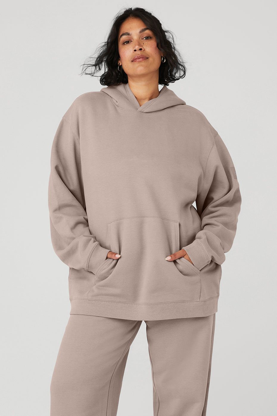 Renown Heavy Weight Hoodie - Taupe sold by Alo Yoga product image thumbnail 5