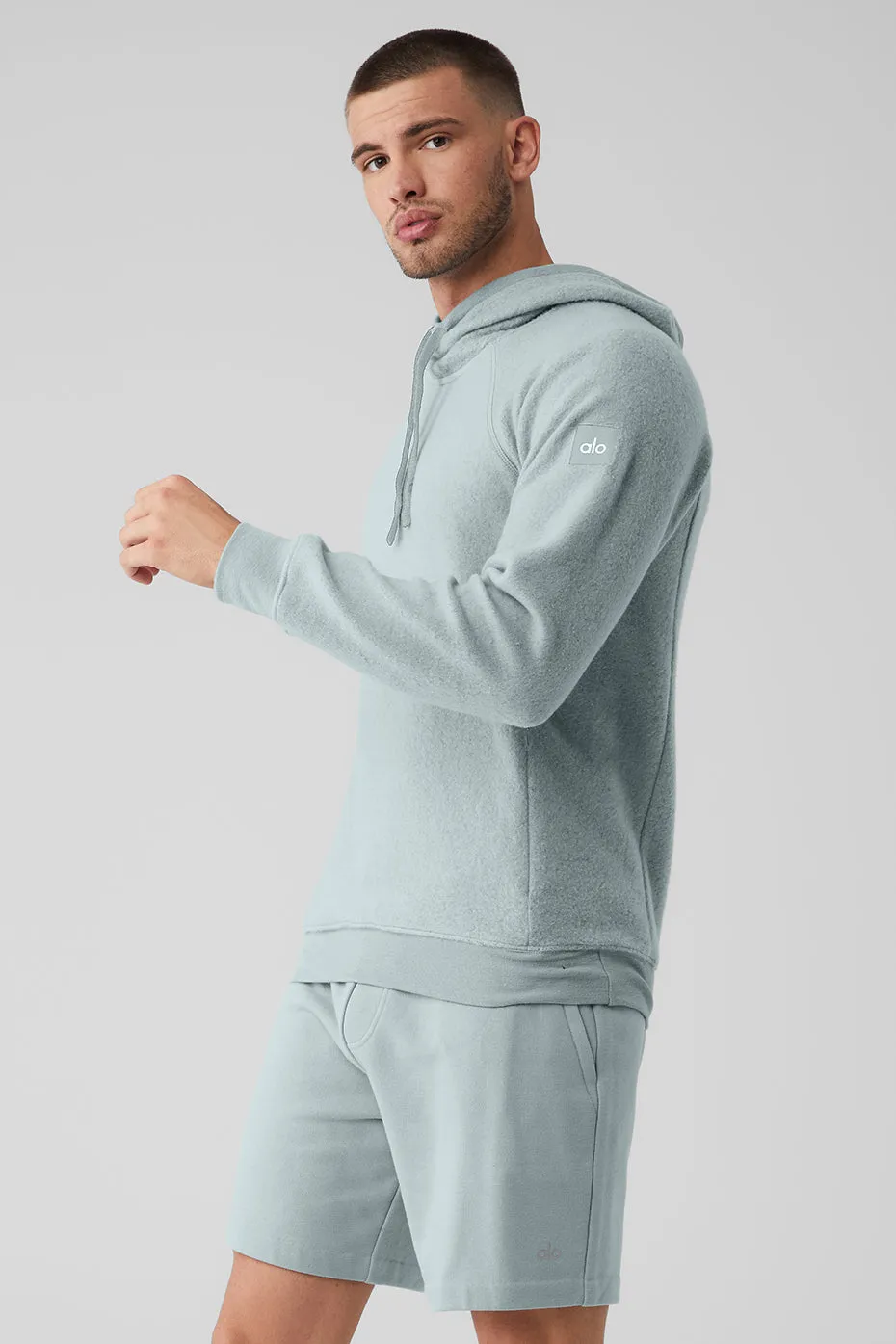 The Triumph Hoodie - Cosmic Grey sold by Alo Yoga product image thumbnail 3