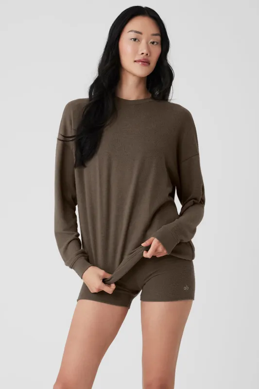 Soho Pullover - Olive Tree sold by Alo Yoga
