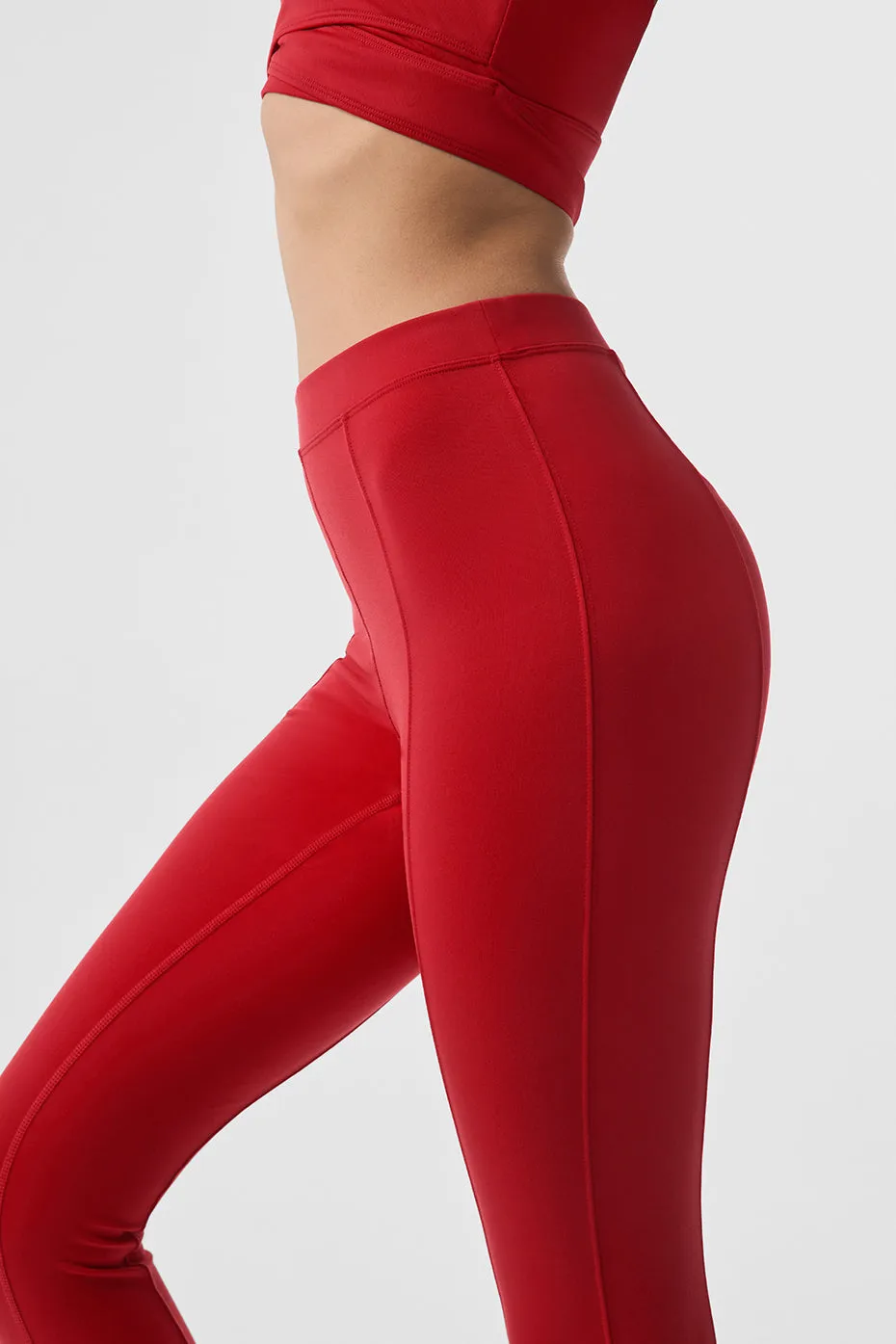 Airbrush High-Waist Enso Legging - Classic Red sold by Alo Yoga product image thumbnail 3
