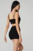 Cashmere Ribbed Staycation Bra - Jet Black sold by Alo Yoga