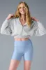 Sweet Escape Zip Up Hoodie - Athletic Heather Grey sold by Alo Yoga