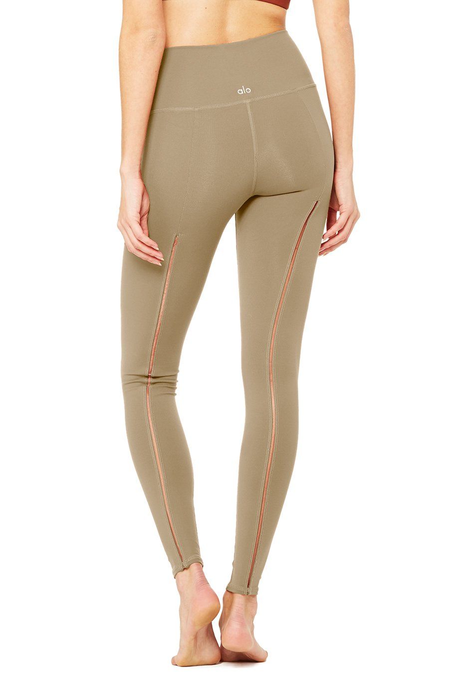 High-Waist Dash Legging - Gravel sold by Alo Yoga