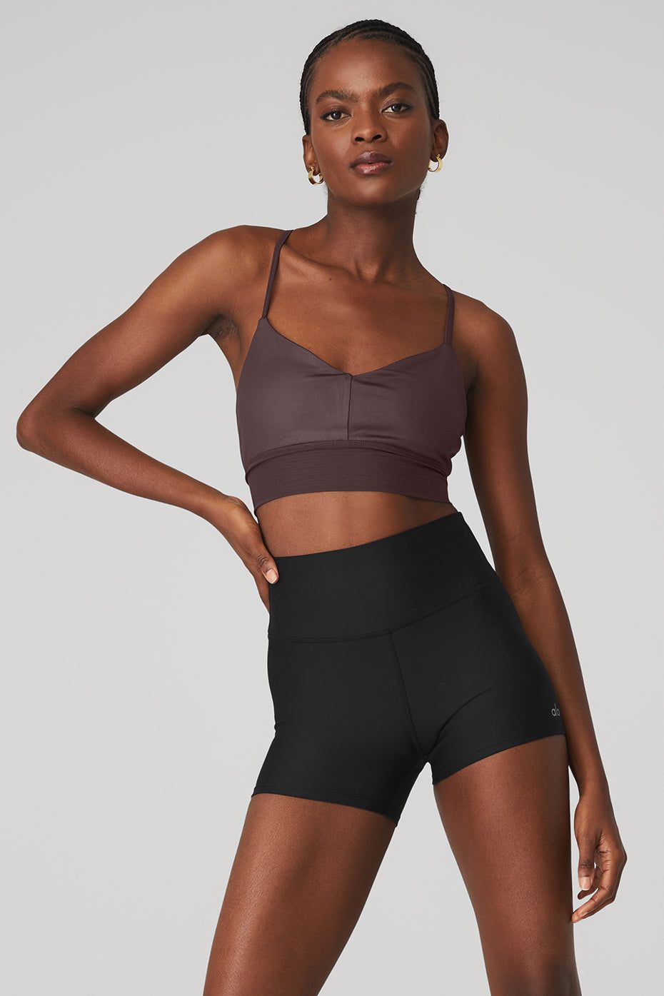 alo yoga Lavish Bra & レギンス　ヨガウェア Lavish Bra - Raisin | Parallel