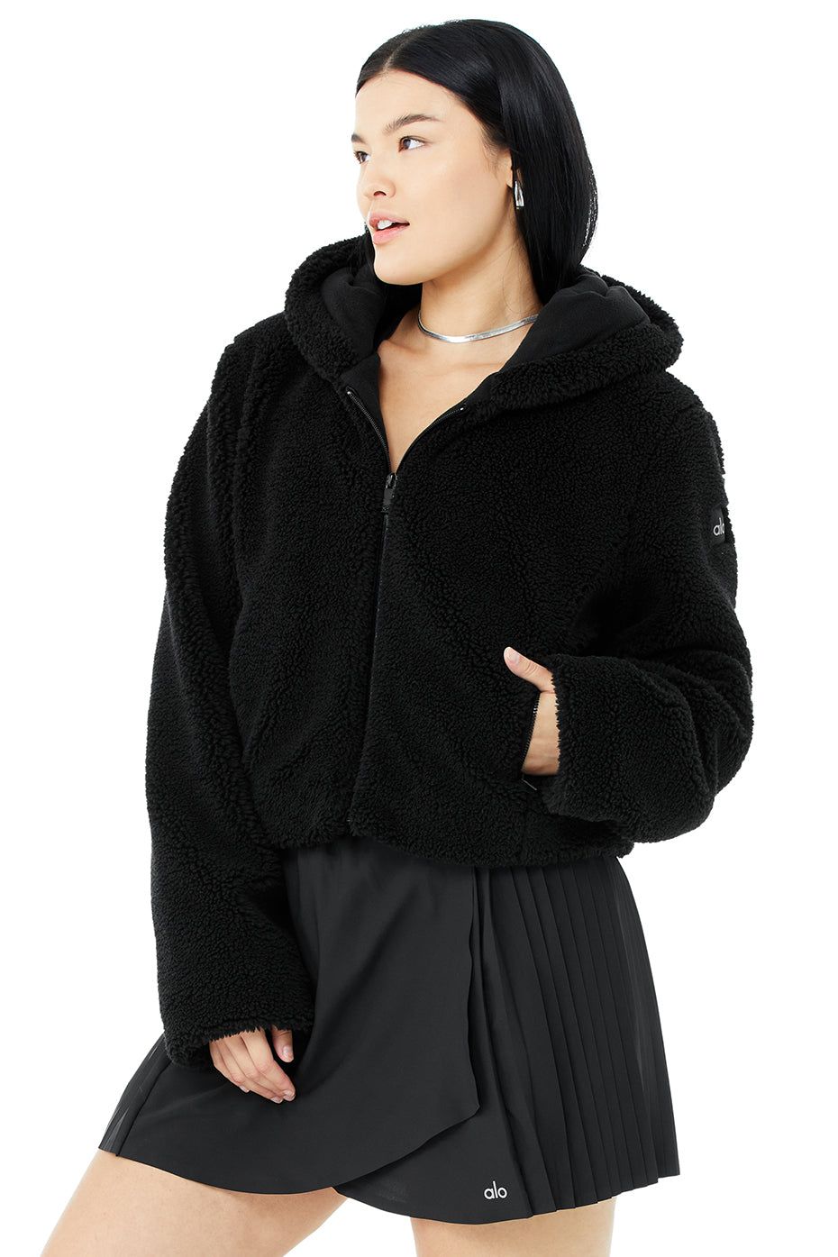 LA Sherpa Jacket - Black sold by Alo Yoga product image thumbnail 7
