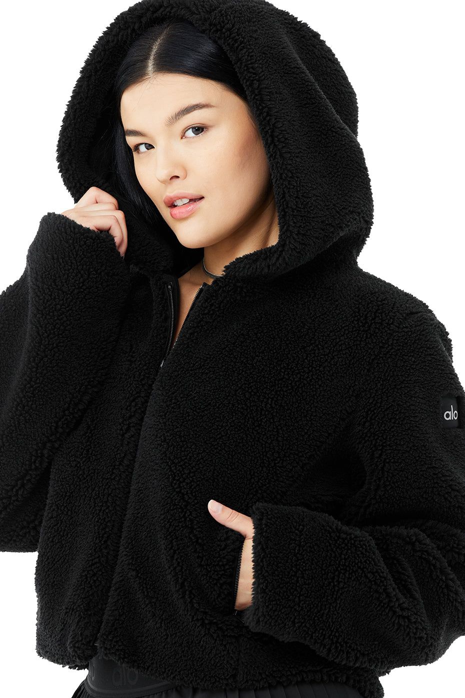 LA Sherpa Jacket - Black sold by Alo Yoga product image thumbnail 8