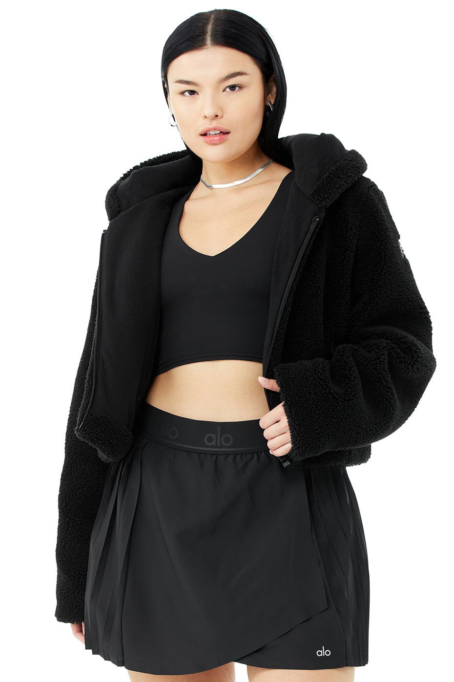 LA Sherpa Jacket - Black sold by Alo Yoga product image thumbnail 5