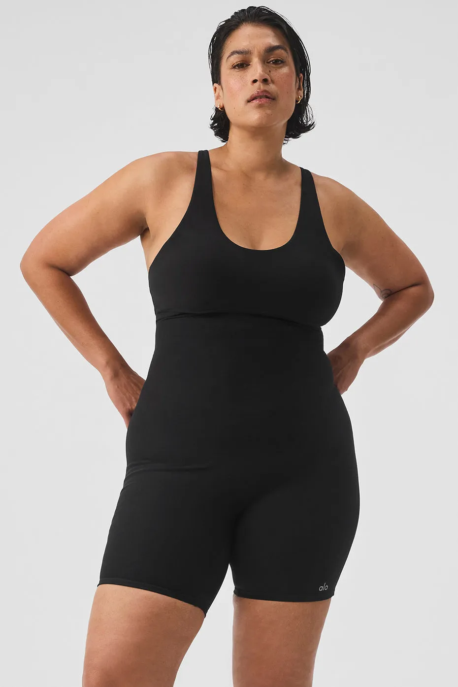 Alosoft Center Stage Onesie - Black sold by Alo Yoga product image thumbnail 5
