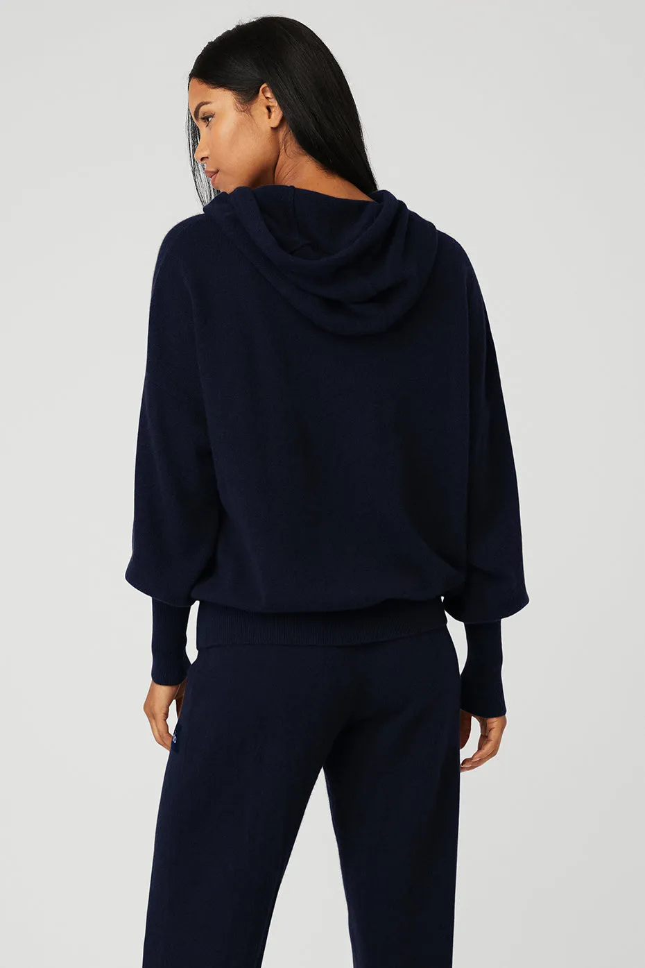 Cashmere Jet Set Hoodie - Navy sold by Alo Yoga product image thumbnail 2