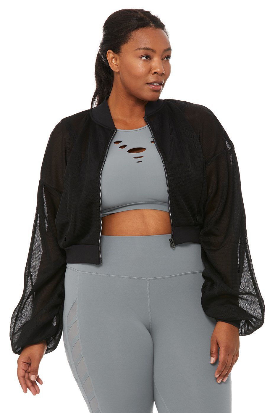 Field Crop Jacket - Black sold by Alo Yoga product image thumbnail 5