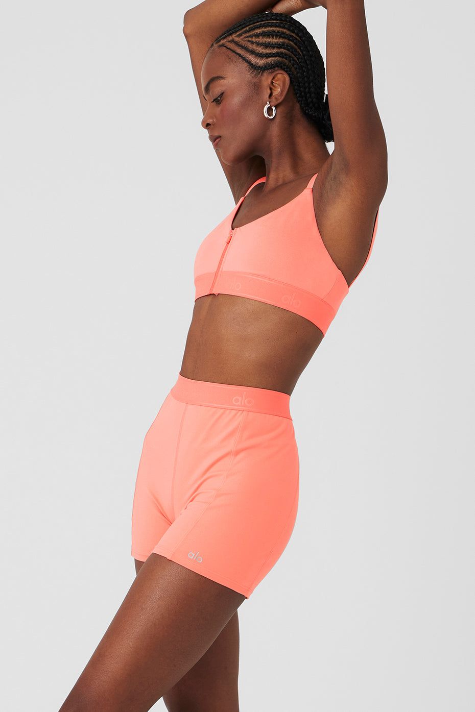 Alosoft Molded Showcase Bra - Candy Orange sold by Alo Yoga product image thumbnail 3