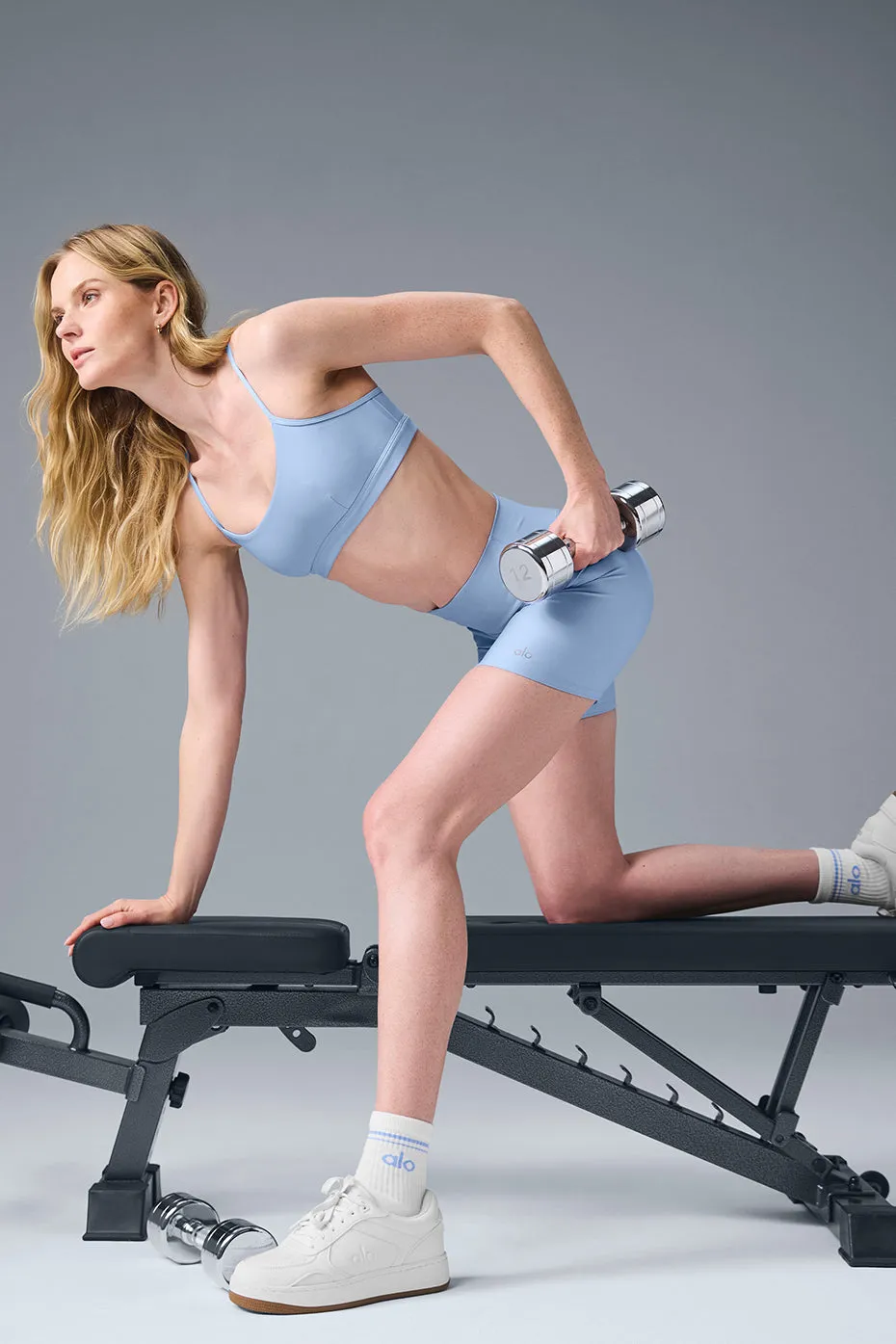 Airlift Intrigue Bra - Seashell Blue sold by Alo Yoga product image thumbnail 3