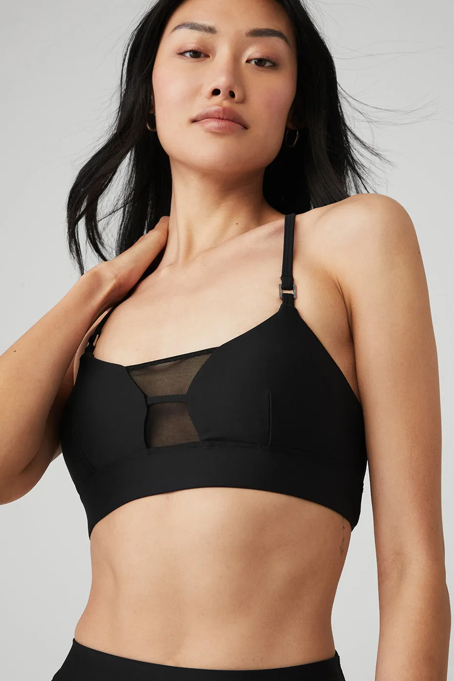 Airlift Mesh Allure Bra - Black sold by Alo Yoga product image thumbnail 4