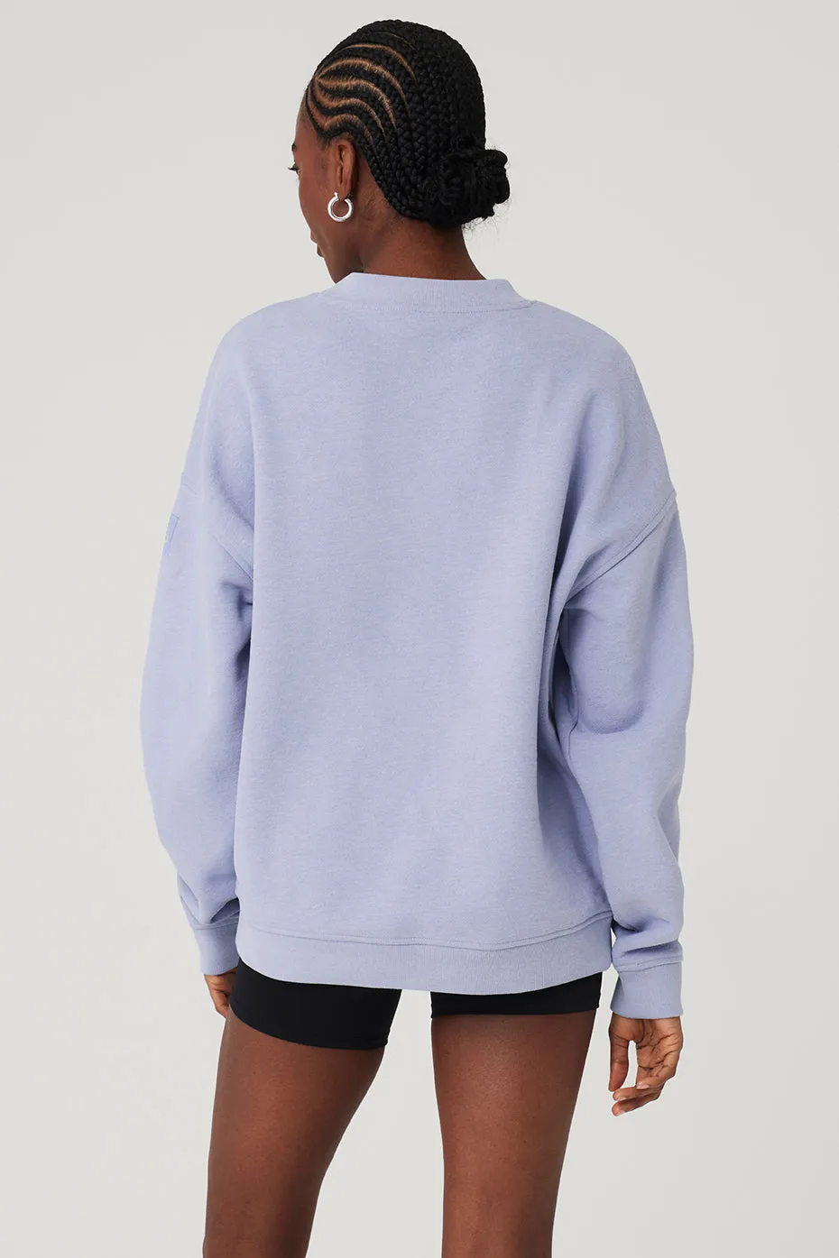 Renown Heavy Weight Crew Neck Pullover - Icy Purple sold by Alo Yoga product image thumbnail 2