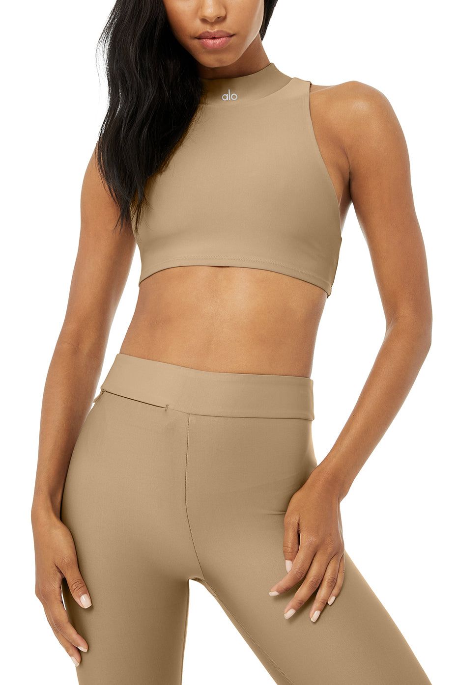Airlift Fuse Bra Tank & Airlift High-Waist Conceal-Zip Capri Set sold by Alo Yoga product image thumbnail 11