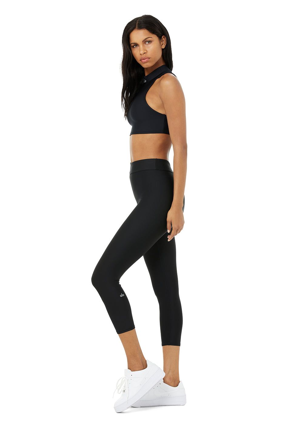 Airlift Fuse Bra Tank & Airlift High-Waist Conceal-Zip Capri Set sold by Alo Yoga product image thumbnail 5