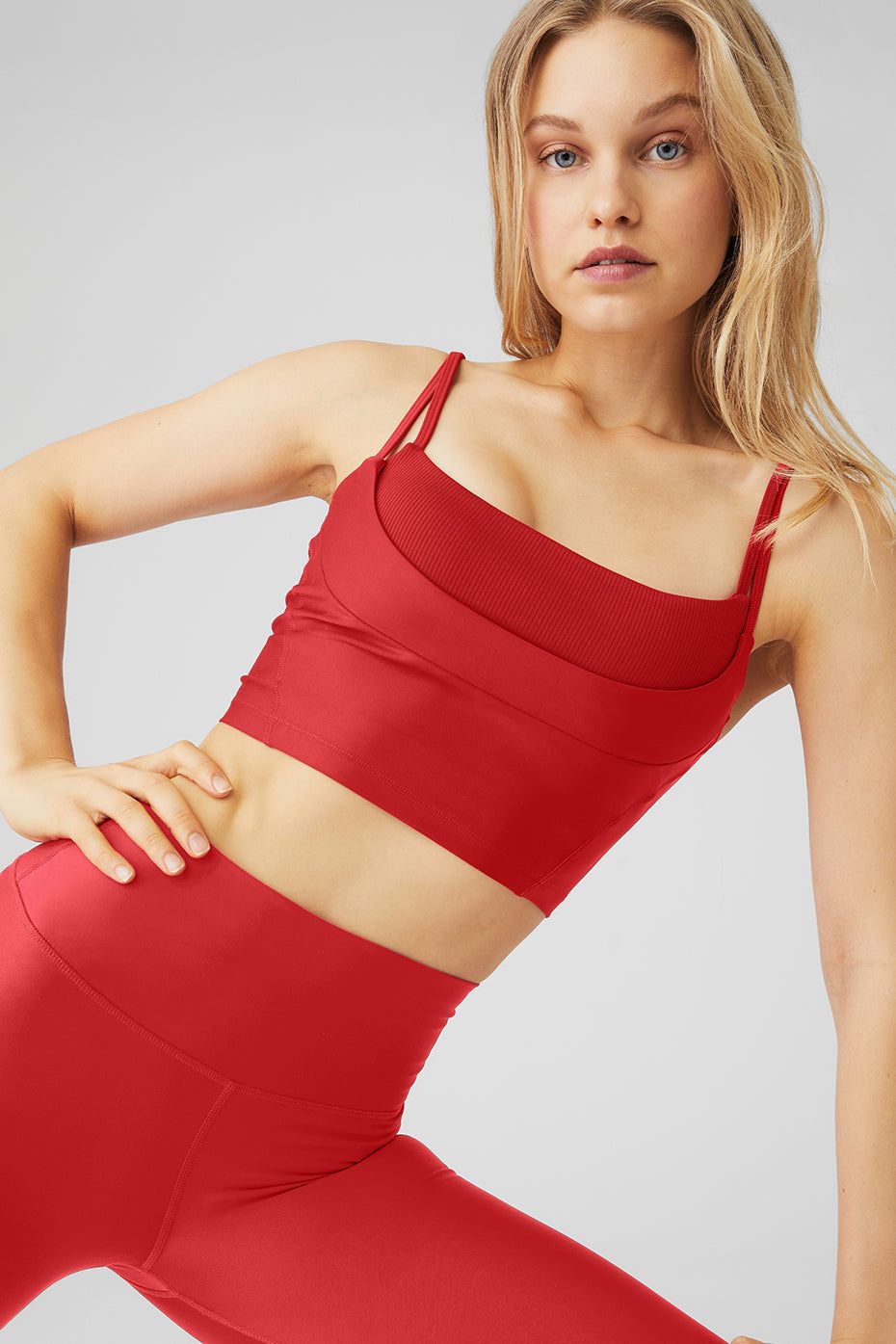Airlift Street Goddess Bra Tank & High-Waist Airlift Legging Set sold by Alo Yoga product image thumbnail 4