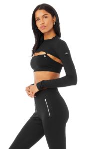Thrill Seeker Shrug - Black sold by Alo Yoga