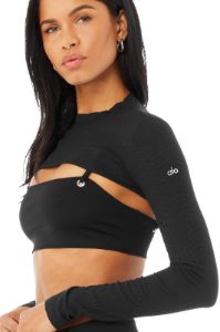 Thrill Seeker Shrug - Black sold by Alo Yoga