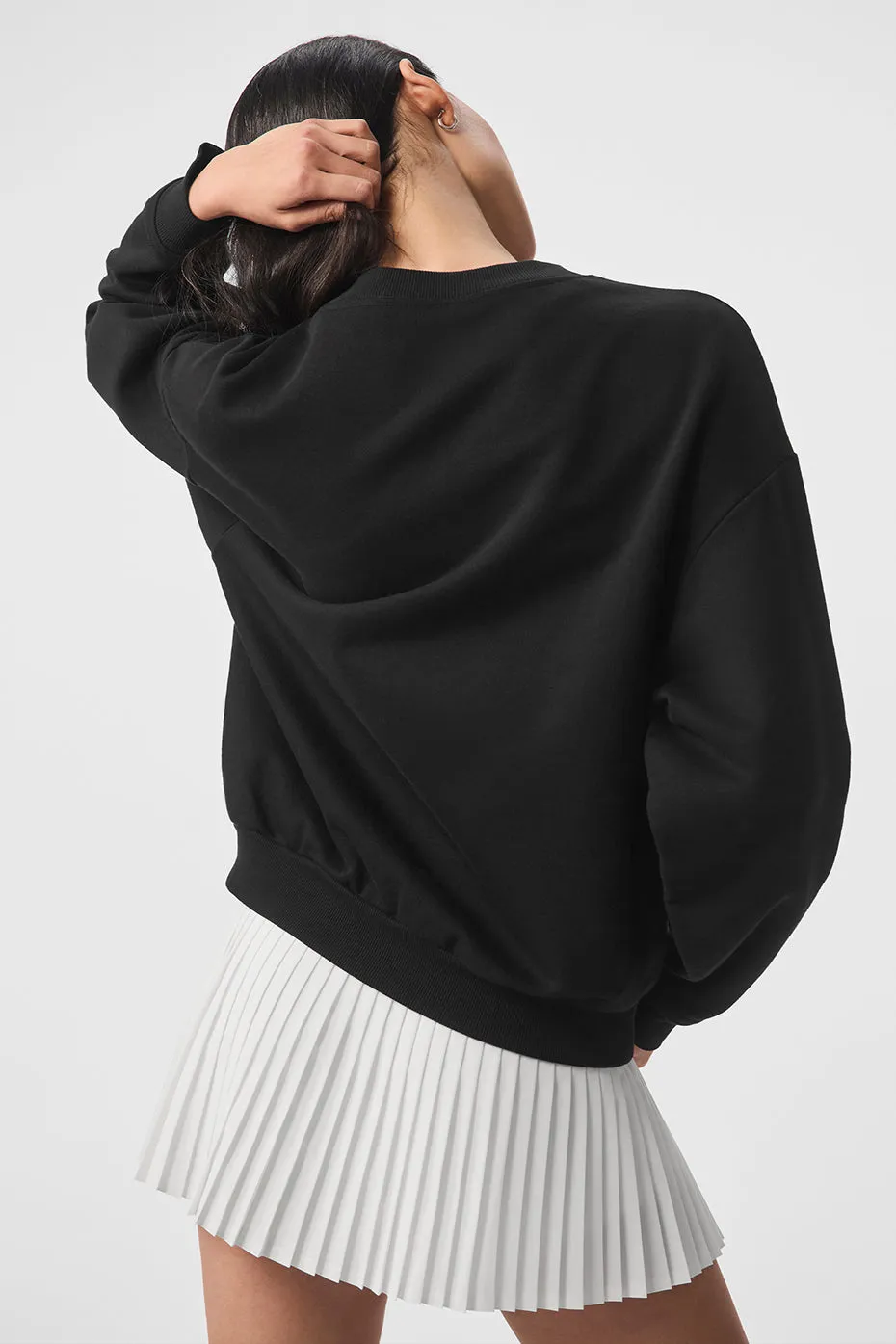 Accolade Crew Neck Pullover - Black sold by Alo Yoga product image thumbnail 2