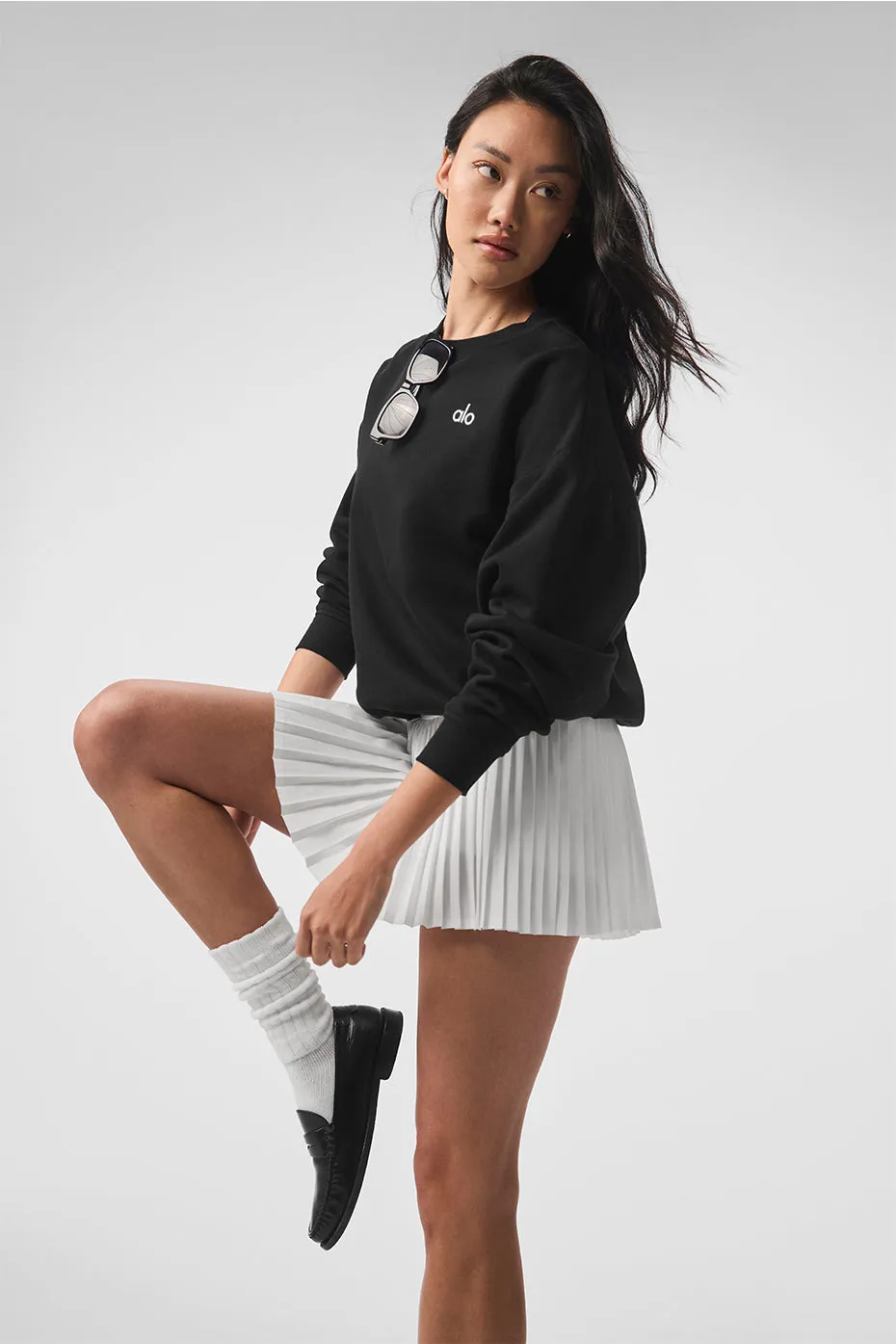 Accolade Crew Neck Pullover - Black sold by Alo Yoga product image thumbnail 5