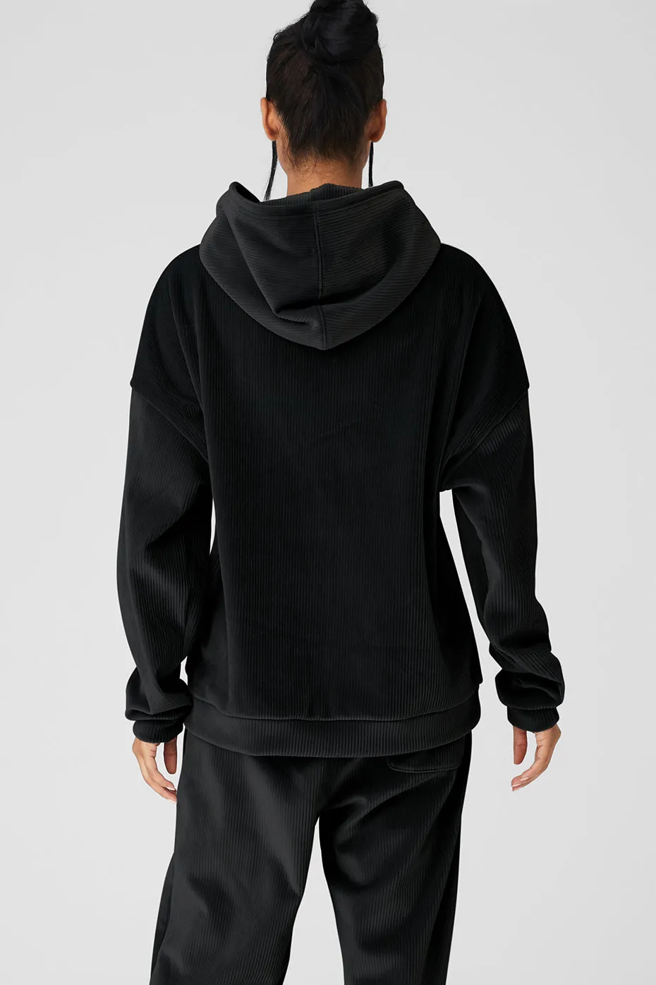 Velour Baller Hoodie - Black sold by Alo Yoga product image thumbnail 2
