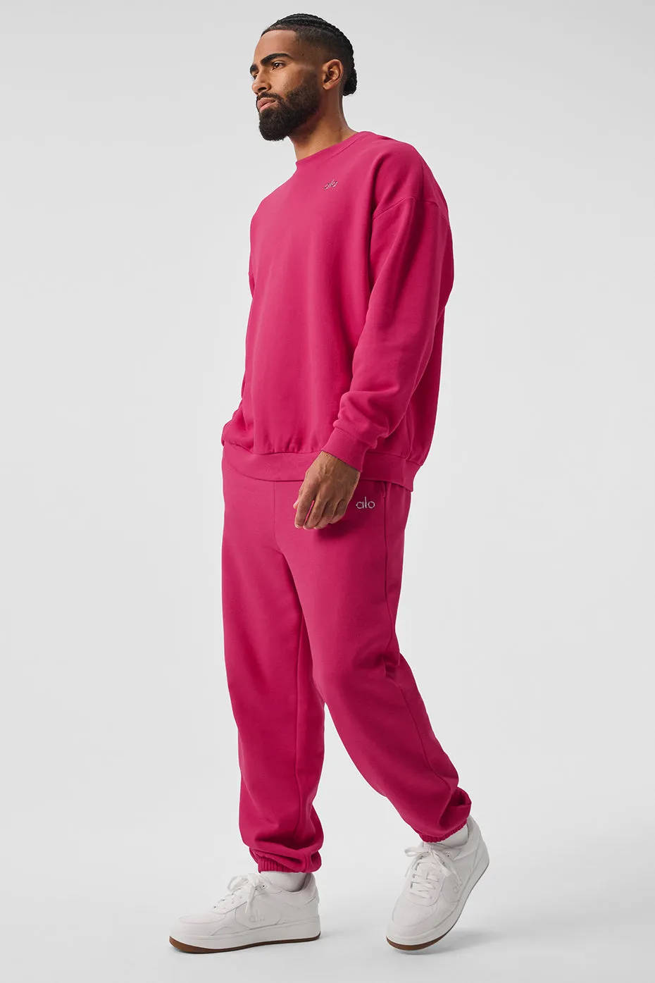 Accolade Crew Neck Pullover - Pink Summer Crush sold by Alo Yoga product image thumbnail 4