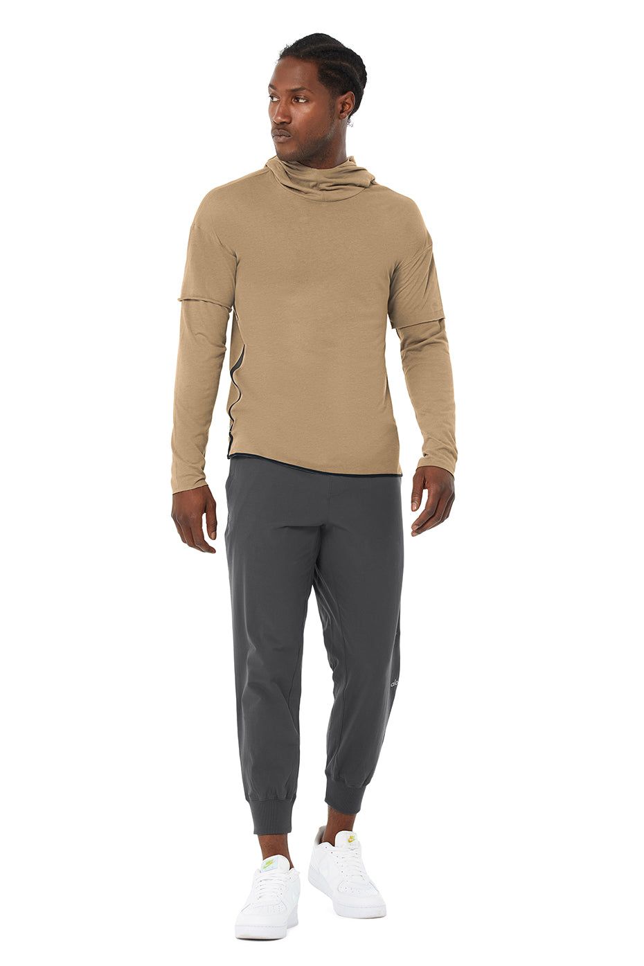2-In-1 Pullover Hoodie - Gravel sold by Alo Yoga product image thumbnail 6