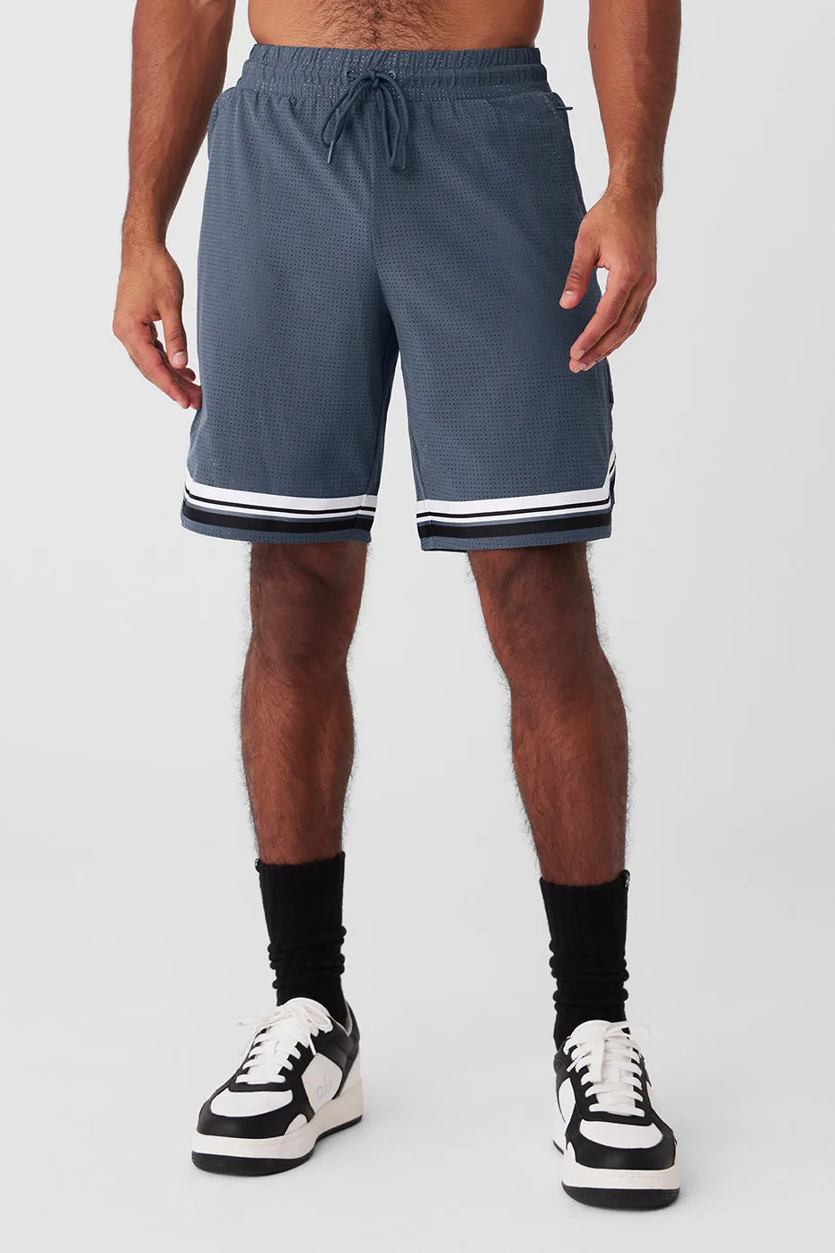 9" Traction Arena Short - Bluestone sold by Alo Yoga