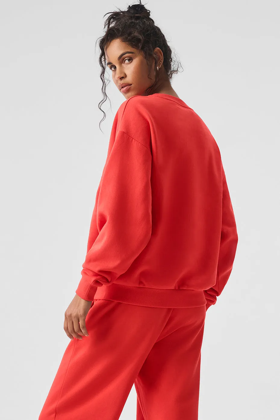 Accolade Crew Neck Pullover - Red Hot Summer sold by Alo Yoga product image thumbnail 2