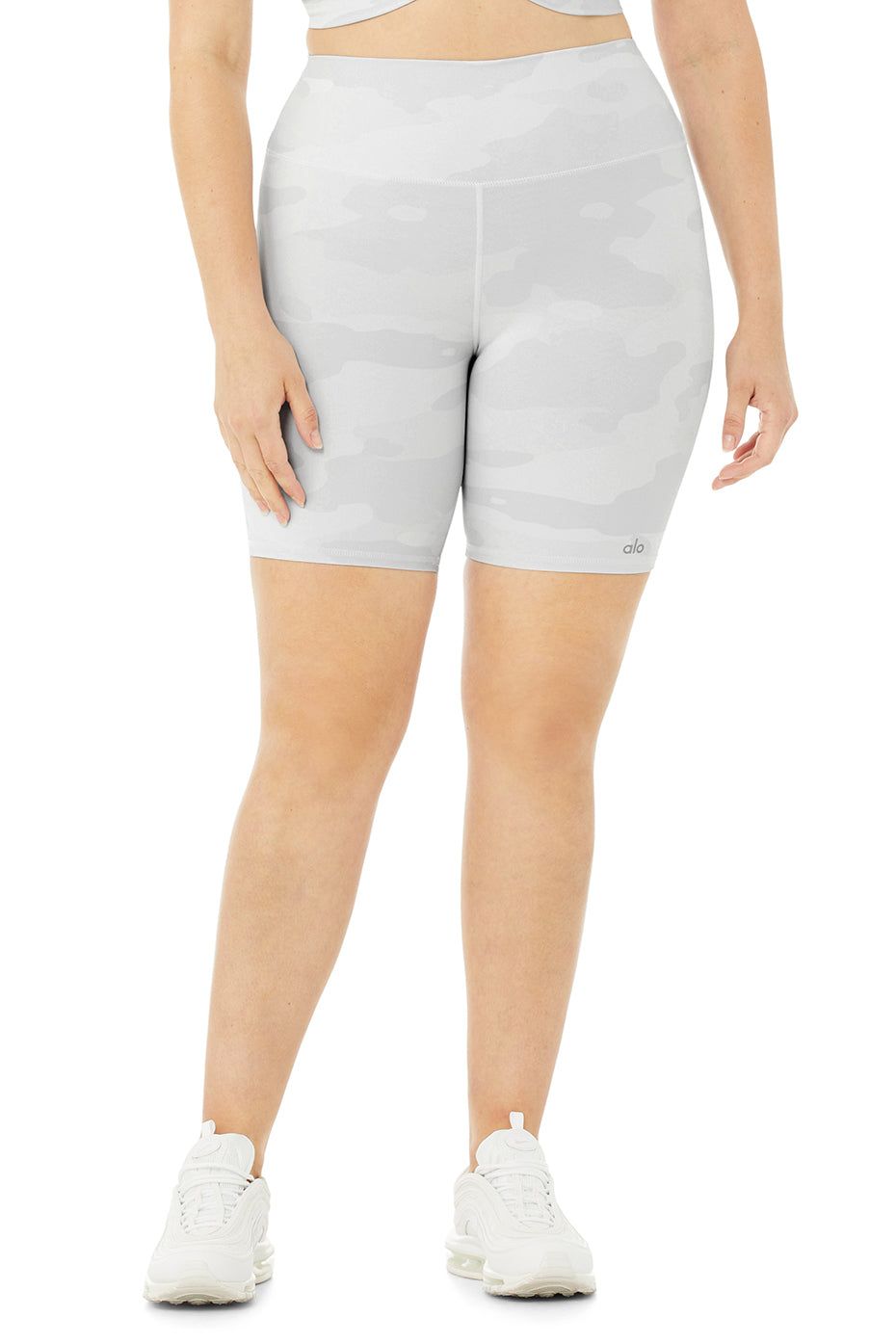 7" High-Waist Vapor Short - White Camouflage sold by Alo Yoga product image thumbnail 5