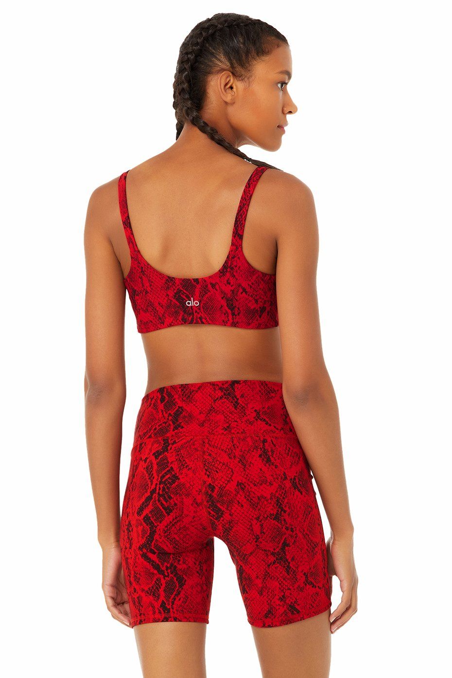 Vapor Snakeskin Bra - Red sold by Alo Yoga product image thumbnail 3